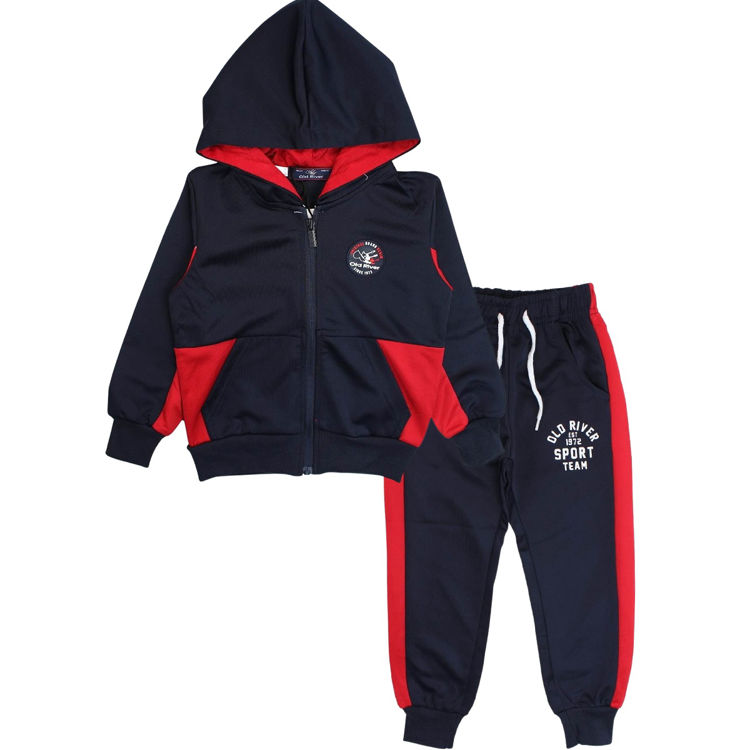 Picture of GOR6007- BOYS HOODY ZIP UP TRACKSUIT (4-15YEARS)